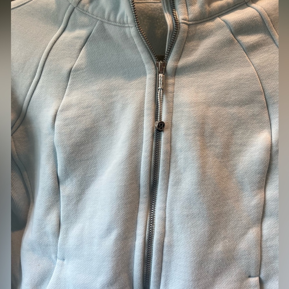Lululemon scuba zip up hoodie baby blue - Picture 2 of 15